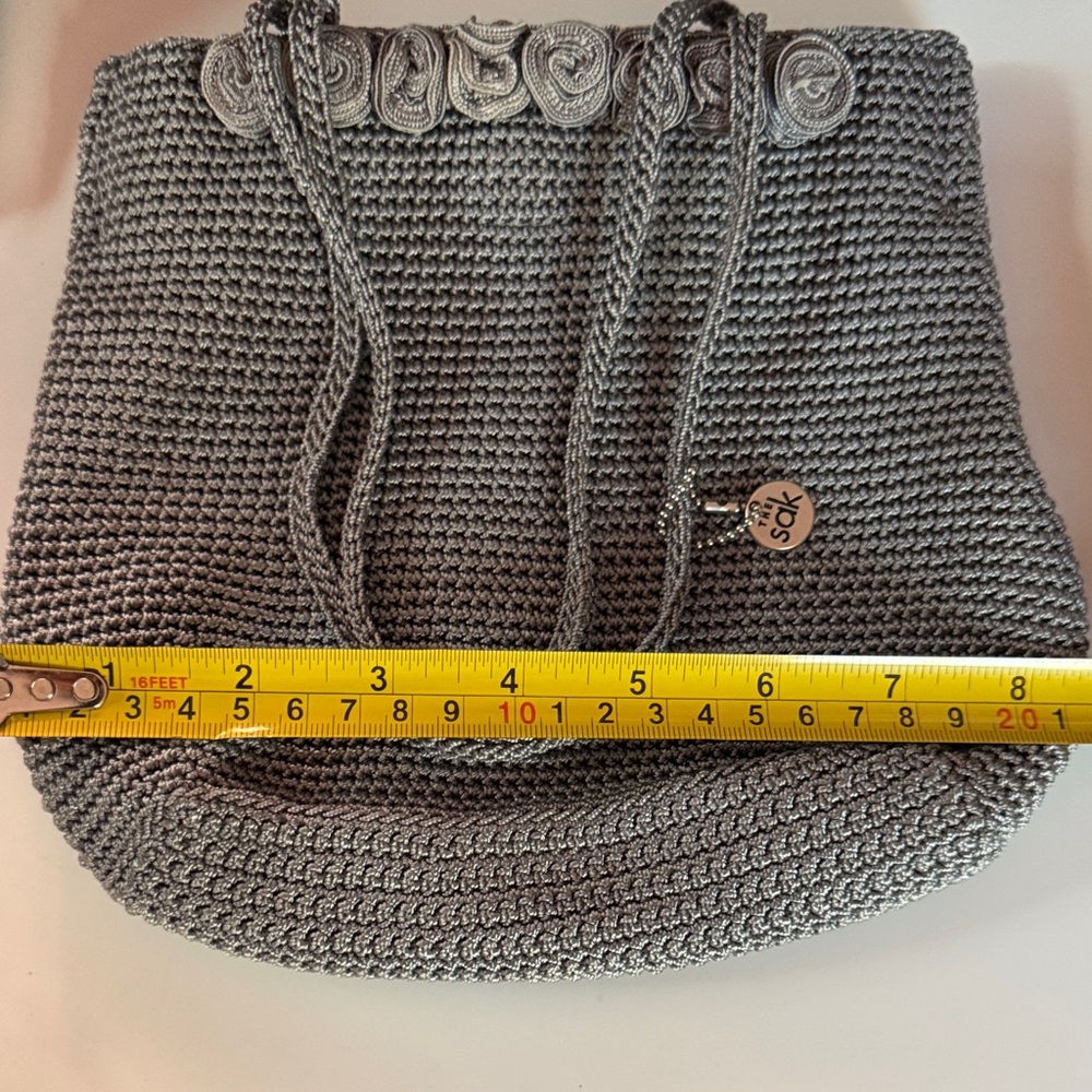 Preloved super mini ‘The Sal’ snap button tote